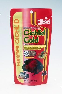 HIKARI SALES U.S.A,INC - CICHLID GOLD (MEDIUM 2 OZ) "Ctg: AQUATIC PRODUCTS - AQUATICS - FISH FOOD/FEEDERS"