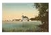 Yacht Club, Belle Isle, Detroit, Michigan Architecture Art Poster Print, 18x13