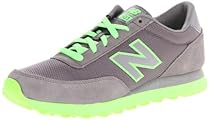 Hot Sale New Balance Women's WL501 Sole Pack Fashion Sneaker,Grey/Green,10 B US