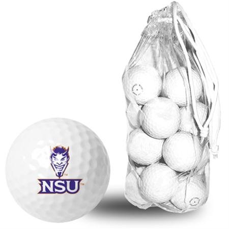 Northwestern State Demons Nsu Ncaa Clear Pack 15 Golf Balls