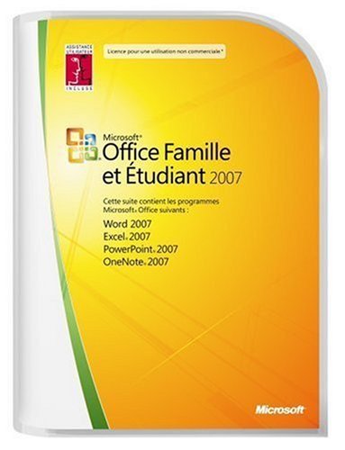 Office Famille et Etudiant 2007 - Equipez jusqu'à 3 PC