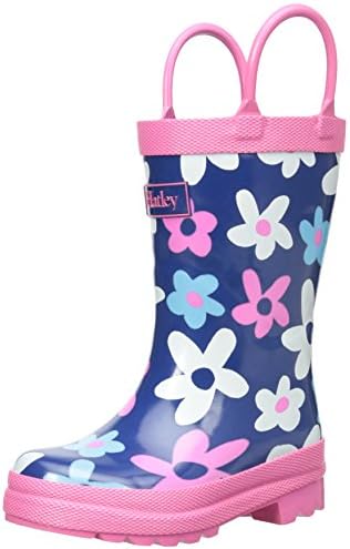Hatley  Girls' Summer Garden Rain Boots, Blue, 6