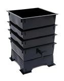 Worm Factory DS3BT 3-Tray Worm Composter - Black