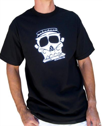 VW Skull Bus T-Shirt by Og Legendz, Men's Black VW Shirt - LARGE