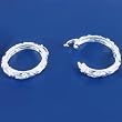 2 Bali Pearl Shortener Silver Plated Jewelry Part 30mm