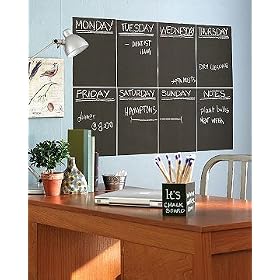 Chalkboard Wall Appliqué Set - Slate Gray