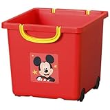 アイリスオーヤマ 《ディズニーシリーズ》ミッキー キッズCBバスケット MKCB-32P レッド