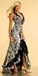 Jovani Dolce Floral Party Evening Gown Prom Dress