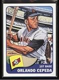 Orlando Cepeda Game Used Jersey Card 2001 Topps (1965 Design) San Francisco Giants HOF