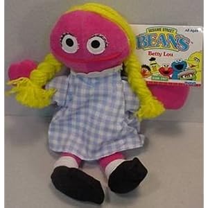 Sesame Street Beans 8 Plush Betty Lou Bean Bag Doll by 