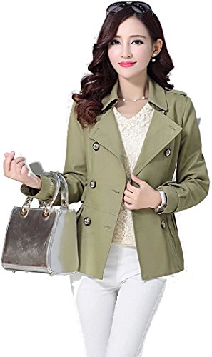 トレンチコート ショートコート ジャケット アウター 薄手 スプリングコート 通勤 ビジネス オフィスカジュアル カジュアル キュート エレガンス レディース 冬物 春物 可愛いスカーフ付き R742