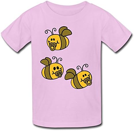 ZhiTian Youth Baby Bugs Pacifier Kids Boys And Girls T-Shirt - XL Pink