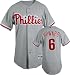 Ryan Howard Majestic MLB Road Grey Authentic Philadelphia Phillies Jersey - 40 (Medium)