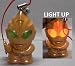 Ultraman Light up Figure Charm Mascot Strap Tiga Beige Color