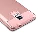 ERAGLOW Note 4 Case, Galaxy Note 4 Protective Case Shockproof Heavy Duty Hybrid Armor Protection Defender Case High Impact Case for Samsung Galaxy Note 4 (Rose Gold-Rose Gold)