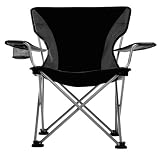 Easy Rider Tailgating Camping Chair - Black/Gray