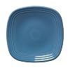 Fiesta 9-1/8-Inch Square Luncheon Plate, Peacock