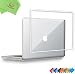 UESWILL Glossy Crystal Clear See Through Hard Shell Case Cover for MacBook Pro 13