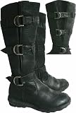 L04A Ladies Adjustable Wide Calf Knee High Boots