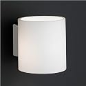 Wofi Lighting Aqaba Nickel And Glass Wall Light