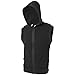 Majeclo Men's Active Casual Color Blocks Sleeveless Hoodie Zip Up