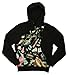 Zoo York Zoo Spew Men's Hooded Zip Sweatshirt - Black