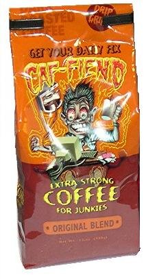 CAF-FIEND Extra Strong Coffee For Junkies Original Blend - 12 oz