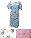 Pack of 3 Short Sleeve Animal Print Cotton Nightgowns Plus Size 6X