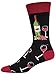 Socksmith Men's Wine Scene Crew Socks