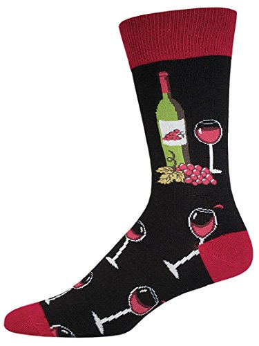 Socksmith Men's Wine Scene Crew Socks