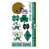 Sporting Goods : Notre Dame Fighting Irish Temporary Tattoos Set (Set of 6 Sheets)