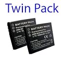 Premium Quality -Twin Pack- 2x Replacement rechargeable battery CGA-S008, CGA-S008E, DMW-BCE10, (DMWBCE10), VW-VBJ10 (VWVBJ10) for Panasonic Lumix SDR-S7, SDR-S9, SDR-S10, SDR-SW20, SDR-S26, SDR-SW28, DMC-FS20, DMC-FS3, DMC-FS5, DMC-FX30, DMC-FX33, DMC-FX35, DMC-FX37, DMC-FX38, DMC-FX55, DMC-FX500, DMC-FX520 Camera Camcorder - I-Luv-Life