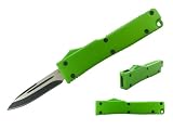 Toxic Green Out the Front Stainless Steel Knife 5.25-inch Overall