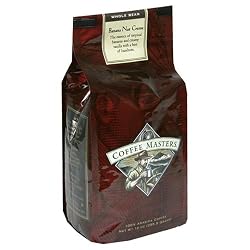 Coffee Masters Flavored Coffee, Banana Nut Creme, Whole Bean, 12-Ounce Bags (Pack of 4)