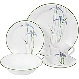 Corelle Impressions 20-Piece Dinnerware Set, Service for 4, Shadow Iris