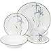 Corelle Impressions 20-Piece Dinnerware Set, Service for 4, Shadow Iris