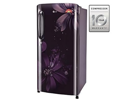 LG GL-B221APAN.DPAZEBN Direct-cool Single-door Refrigerator (215 Ltrs, 5 Star Rating, Purple Aster)