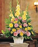 Floral Warm Thoughts Funeral Arrangement, Deluxe