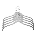 Joy Mangano 5-pk. Huggable Shirt Hangers White