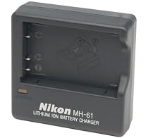 Nikon MH-61 Battery Charger for Coolpix 3700, 4200, 5200, and P Series Digital Cameras