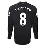 adidas Frank Lampard Chelsea Long Sleeve Away Replica Soccer Jersey 09/10