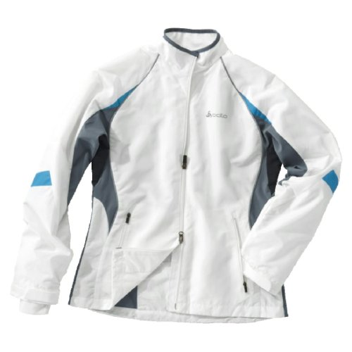 Odlo Langlaufjacke Frauen, ecru/grau