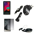 Zune HD 16GB 32GB Accessories. Premium Accessory Kit for Zune HD: Skin Case + USB Car Auto Charger + USB Wall Home Travel Charger + Highspeed USB Retractable Cable + Screen Protector + Crazyondigital Neck String