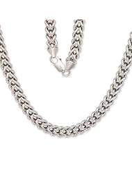 36" Franco Italian Chain .925 Sterling Silver Chain / 8 mm