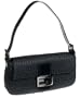 Fendi Women's Canvas Small Mamma Zucchino Baguette Handbag