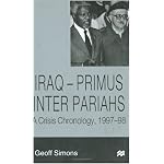 Iraq-Primus Inter Pariahs: A Crisis Chronology, 1997-98 book cover
