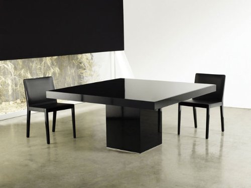 Beech Square Dining Table Teka-Black