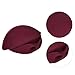 Vbiger Women's Beret Beanie Warm Wool Cap Hat (Wine Red2)