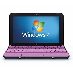 HP Mini 110-1150SA Pink Chic 10.1-inch Netbook (Windows 7 Starter, Intel Atom Processor N270, 1 GB RAM, 160 GB SATA Hard Disk Drive, Wireless, Bluetooth, 6 Cell Battery up to 6 Hours Life)