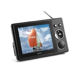 Lenco TFT-370 Schwarz 3,5"/9cm LCD TV, DVB-T